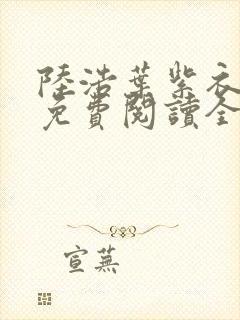 陆浩叶紫衣小说免费阅读全文封面