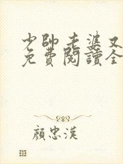 少帅老婆又跑了免费阅读全文封面