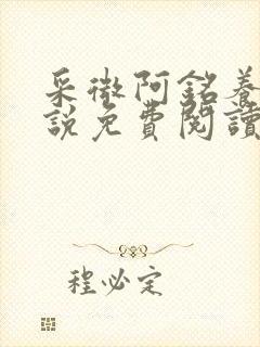 采微阿铭养父小说免费阅读