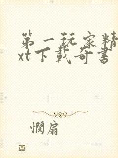第一玩家精校txt下载奇书网