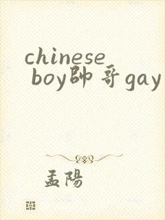 chinese boy帅哥gay