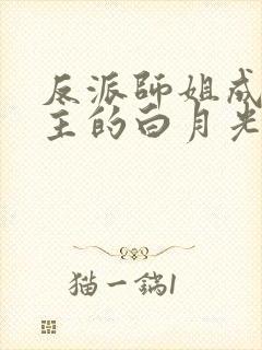 反派师姐成了男主的白月光