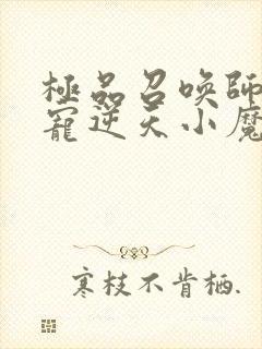 极品召唤师:盛宠逆天小魔妃 小说