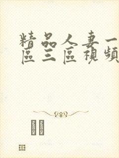 精品人妻一区二区三区视频在线