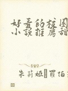好看的校园言情小说推荐甜宠文
