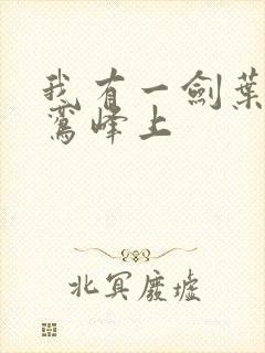 我有一剑叶观青鸾峰上