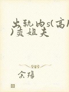 出轨内s(高h)爽姐夫