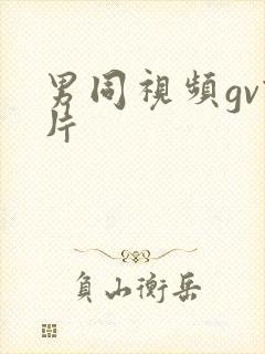 男同视频gv钙片