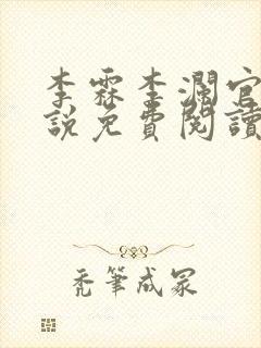 李霖李澜官场小说免费阅读