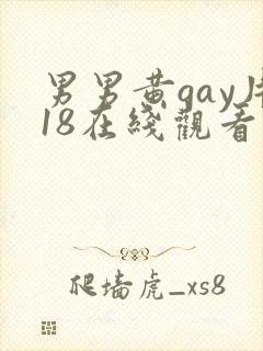 男男黄gay片18在线观看封面