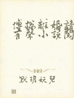 傅总离婚请签字有声小说阅读