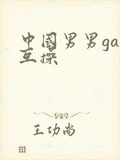 中国男男gay互操