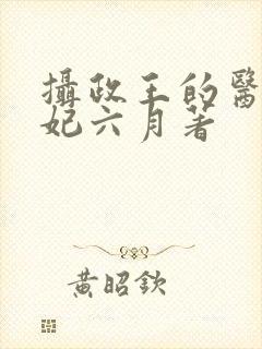 摄政王的医品狂妃六月著封面