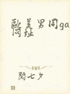 欧美男同gay网址