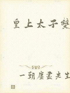 皇上太子双男主