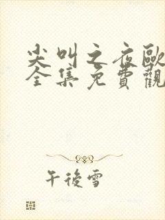 尖叫之夜欧少女全集免费观看封面