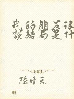 我的朋友很少小说结局是什么