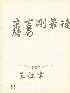宋吉刚最后什么结局封面
