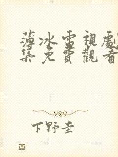 薄冰电视剧40集免费观看完整版