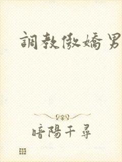 调教傲娇男h文