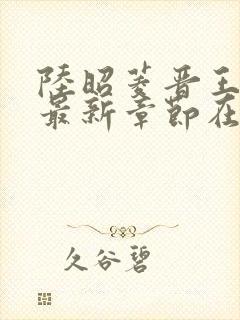 陆昭菱晋王小说最新章节在线阅读