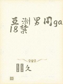 亚洲男同gay18禁封面