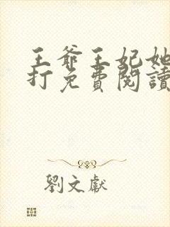 王爷王妃她很能打免费阅读封面