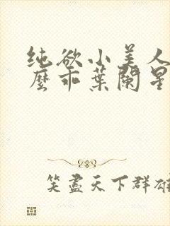 纯欲小美人他那么乖叶阑星by