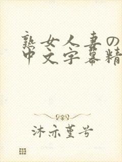 熟女人妻のav中文字幕精品图集