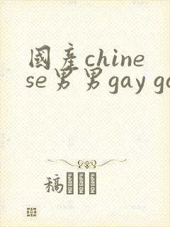 国产chinese男男gay gay网站