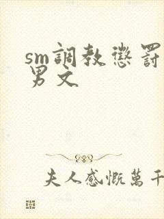 sm调教惩罚男男文