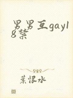 男男互gay18禁