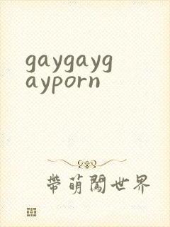 gaygaygayporn封面