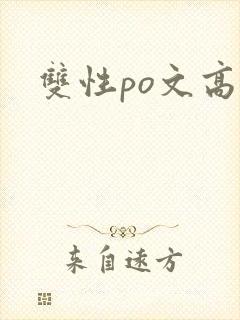 双性po文高h