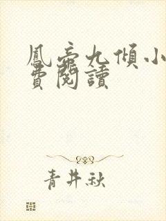 凤帝九倾小说免费阅读