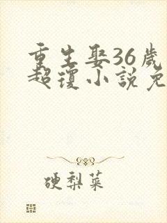 重生娶36岁何超琼小说免费看