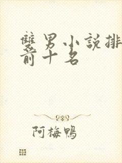 双男小说排行榜前十名