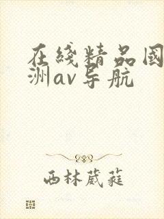在线精品国产亚洲av导航