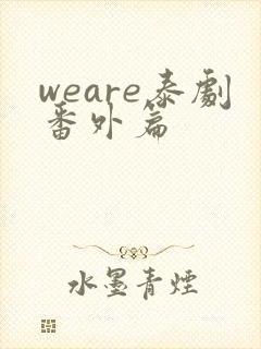 weare泰剧番外篇封面