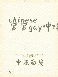chinese男男gay呻吟