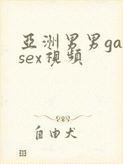 亚洲男男gaysex视频