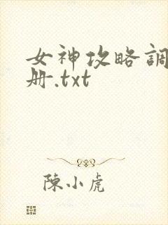 女神攻略调教手册.txt