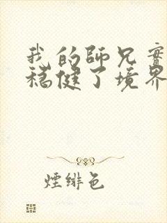 我的师兄实在太稳健了境界