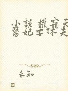 小说 权宠天下医妃要休夫封面