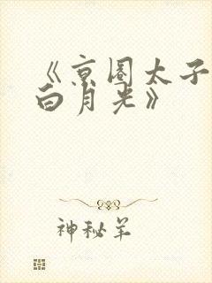 《京圈太子爷的白月光》