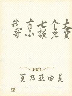 我有七个大佬哥哥小说免费听书