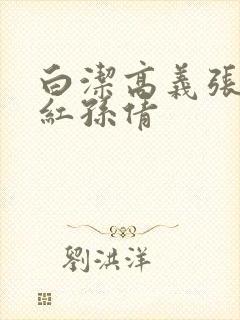 白洁高义张敏美红孙倩