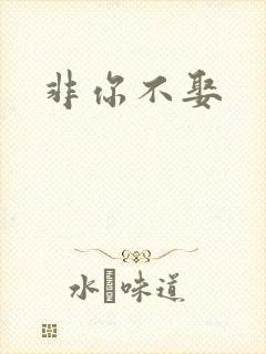非你不娶