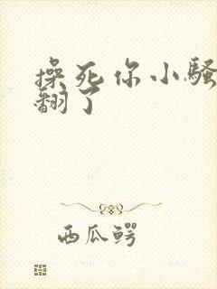 操死你小骚货爽翻了