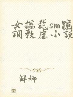 女总裁sm跪爬调教虐小说